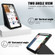 iPad mini 6 Multi-folding Horizontal Flip PU Leather Shockproof Tablet Case with Holder & Sleep / Wake-up Function & Pen Slot - Black