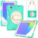 iPad mini 6 Silicone + PC Protective Tablet Case with Holder & Shoulder Strap - Mint Green