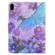 iPad mini 6 Coloured Drawing Smart Leather Tablet Case - Peony Butterfly