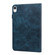 iPad mini 6 Solid Color Embossed Striped Leather Case - Blue