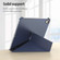 iPad mini 6 Double-sided Matte Translucent PC Deformation Tablet Leather Case with Holder & Sleep / Wake-up Function - Grey