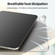 iPad mini 6 Double-sided Matte Translucent PC Deformation Tablet Leather Case with Holder & Sleep / Wake-up Function - Grey