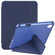 iPad mini 6 TPU Transparent Horizontal Deformation Flip Leather Tablet Case with Holder & Pen Slot - Navy Blue