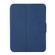 iPad mini 6 Electric Pressed Texture Horizontal Flip Leather Tablet Case with Holder & Pen Slot - Navy Blue