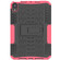 iPad mini 6 Tire Texture TPU + PC Shockproof Tablet Case with Holder - Pink