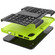 iPad mini 6 Tire Texture TPU + PC Shockproof Tablet Case with Holder - Green