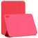 iPad mini 6 Horizontal Flip Ultra-thin Double-sided Clip Non-buckle Magnetic PU Tablet Case With Three-folding Holder & Sleep / Wake-up Function - Red
