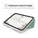 iPad mini 6 Pure Color Dual-Folding Horizontal Flip Leather Tablet Case with Holder & Sleep / Wake-up Function - Green iPad mini 6 Pure Color Dual-Folding Horizontal Flip Leather Tablet Case with Holder & Sleep / Wake-up Function - Green