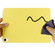 iPad mini 6 Solid Color Liquid Silicone Dropproof Full Coverage Tablet Case - Yellow