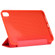 iPad mini 6 3-folding TPU Horizontal Flip Leather Tablet Case with Holder - Red