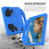 iPad mini 6 EVA Material Children Flat Anti Falling Cover Protective Shell with Thumb Bracket - Blue