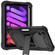 iPad mini 6 Silicone + PC Shockproof Protective Tablet Case with Holder - Black