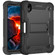 iPad mini 6 Silicone + PC Shockproof Protective Tablet Case with Holder - Black