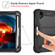 iPad mini 6 Silicone + PC Shockproof Protective Tablet Case with Holder - Black