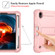 iPad mini 6 Silicone + PC Shockproof Protective Tablet Case with Holder - Rose Gold