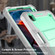 iPad mini 6 Silicone + PC Shockproof Protective Tablet Case with Holder - Gray + Green