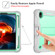 iPad mini 6 Silicone + PC Shockproof Protective Tablet Case with Holder - Gray + Green