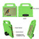 iPad mini 6 Diamond Series EVA Anti-Fall Shockproof Sleeve Protective Shell Tablet Case with Holder & Strap - Green