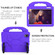 iPad mini 6 EVA Material Children Flat Anti Falling Cover Protective Shell with Thumb Bracket - Purple