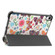iPad mini 6 Custer Painted PU Leather Tablet Case with Sleep / Wake-up Function & 3-Fold Holder - Color Butterfly