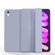 iPad mini 6 Double-sided Matte TPU Tablet Leather Case with 3-folding Holder & Sleep / Wake-up Function - Lavender Grey