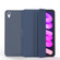 iPad mini 6 Double-sided Matte TPU Tablet Leather Case with 3-folding Holder & Sleep / Wake-up Function - Dark Blue