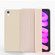 iPad mini 6 Double-sided Matte TPU Tablet Leather Case with 3-folding Holder & Sleep / Wake-up Function - Gold