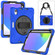 iPad mini 6 Silicone + PC Protective Tablet Case with Holder & Shoulder Strap - Blue