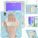 iPad mini 6 Silicone + PC Protective Tablet Case with Holder & Shoulder Strap - Ice Crystal Blue