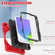 iPad mini 6 Silicone + PC Protective Tablet Case with Holder & Shoulder Strap - Red