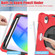 iPad mini 6 Silicone + PC Protective Tablet Case with Holder & Shoulder Strap - Red