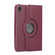 iPad mini 6 360 Degree Rotation Litchi Texture Flip Leather Tablet Case with Holder - Purple