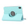 iPad mini 6 360 Degree Rotation Litchi Texture Flip Leather Tablet Case with Holder - Sky Blue