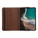 iPad mini 6 360 Degree Rotation Litchi Texture Flip Leather Tablet Case with Holder - Brown