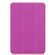 iPad mini 6 Custer Texture Horizontal Flip Leather Tablet Case with Three-folding Holder & Sleep / Wake-up Function - Purple