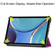 iPad mini 6 Custer Texture Horizontal Flip Leather Tablet Case with Three-folding Holder & Sleep / Wake-up Function - Purple