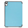 iPad mini 6 Custer Texture Horizontal Flip Leather Tablet Case with Three-folding Holder & Sleep / Wake-up Function - Sky Blue
