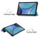 iPad mini 6 Custer Texture Horizontal Flip Leather Tablet Case with Three-folding Holder & Sleep / Wake-up Function - Sky Blue