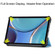 iPad mini 6 Custer Texture Horizontal Flip Leather Tablet Case with Three-folding Holder & Sleep / Wake-up Function - Sky Blue