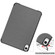 iPad mini 6 Custer Texture Horizontal Flip Leather Tablet Case with Three-folding Holder & Sleep / Wake-up Function - Grey