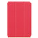 iPad mini 6 Custer Texture Horizontal Flip Leather Tablet Case with Three-folding Holder & Sleep / Wake-up Function - Red