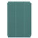 iPad mini 6 Custer Texture Horizontal Flip Leather Tablet Case with Three-folding Holder & Sleep / Wake-up Function - Dark Green