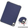 iPad mini 6 Custer Texture Horizontal Flip Leather Tablet Case with Three-folding Holder & Sleep / Wake-up Function - Blue