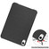 iPad mini 6 Custer Texture Horizontal Flip Leather Tablet Case with Three-folding Holder & Sleep / Wake-up Function - Black