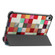 iPad mini 6 Custer Painted PU Leather Tablet Case with Sleep / Wake-up Function & 3-Fold Holder - Magic Cube