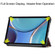 iPad mini 6 Custer Painted PU Leather Tablet Case with Sleep / Wake-up Function & 3-Fold Holder - Graffiti