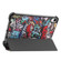 iPad mini 6 Custer Painted PU Leather Tablet Case with Sleep / Wake-up Function & 3-Fold Holder - Graffiti