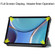 iPad mini 6 Custer Painted PU Leather Tablet Case with Sleep / Wake-up Function & 3-Fold Holder - Unicorn