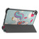 iPad mini 6 Custer Painted PU Leather Tablet Case with Sleep / Wake-up Function & 3-Fold Holder - Unicorn