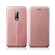 OnePlus 6T / OnePlus 7 Integrated Electricity Pressing Retro Texture Magnetic TPU+PU Leather Case with Card Slot & Holder - Rose Gold